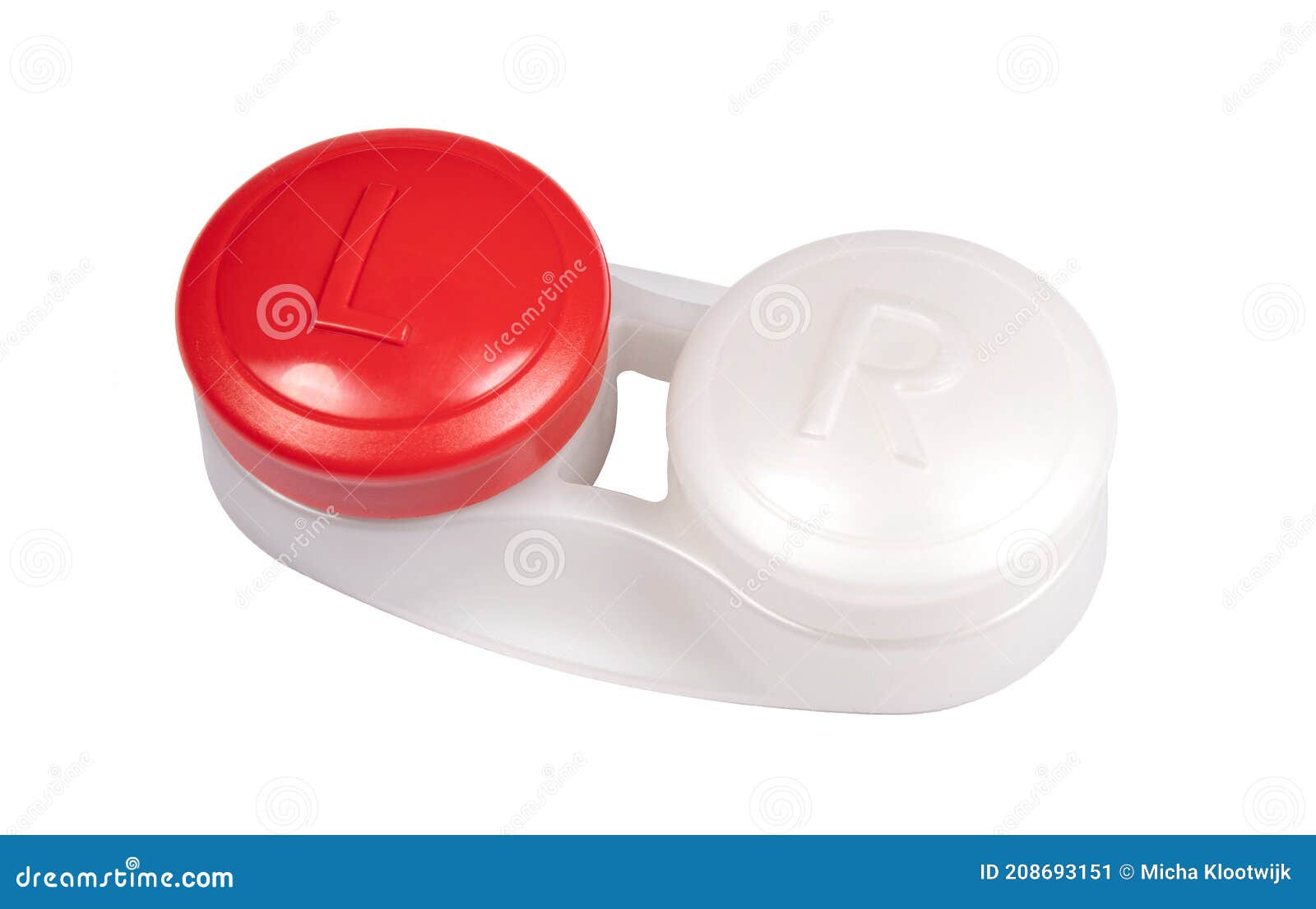 Contact lens case stock image. Image of case, medicine 208693151