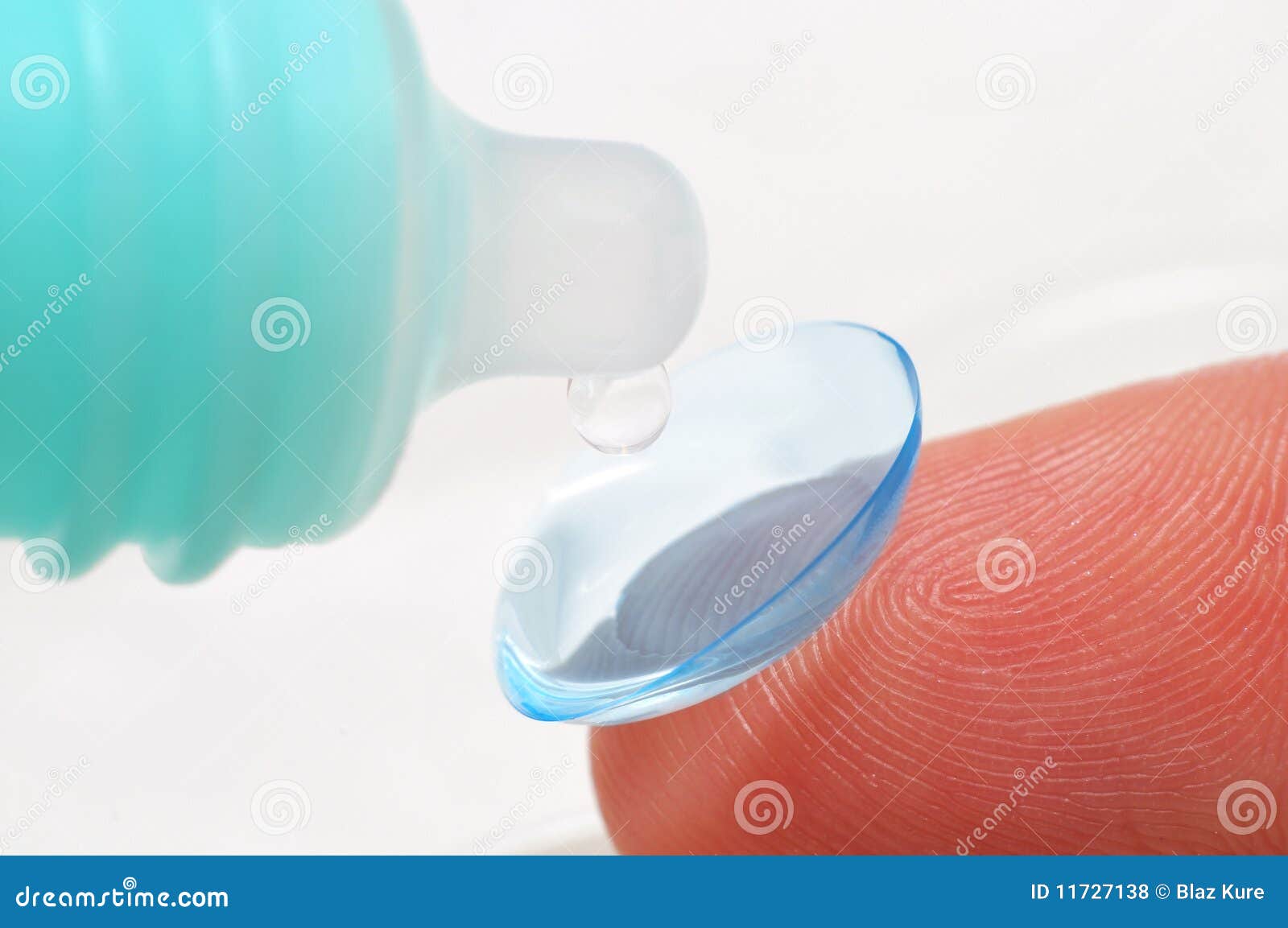 Contact lens cleaning stock photo. Image of hold, clear 11727138
