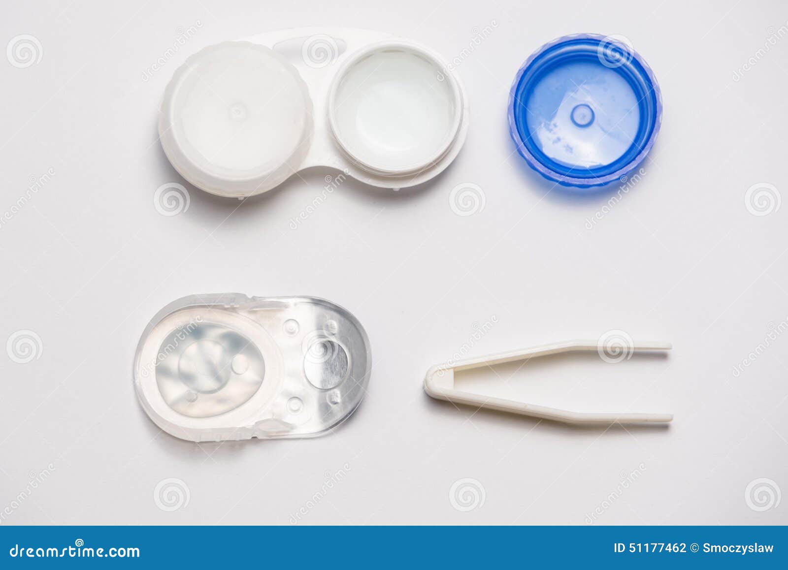 Contact lens kit stock photo. Image of cosmetic, storage 51177462