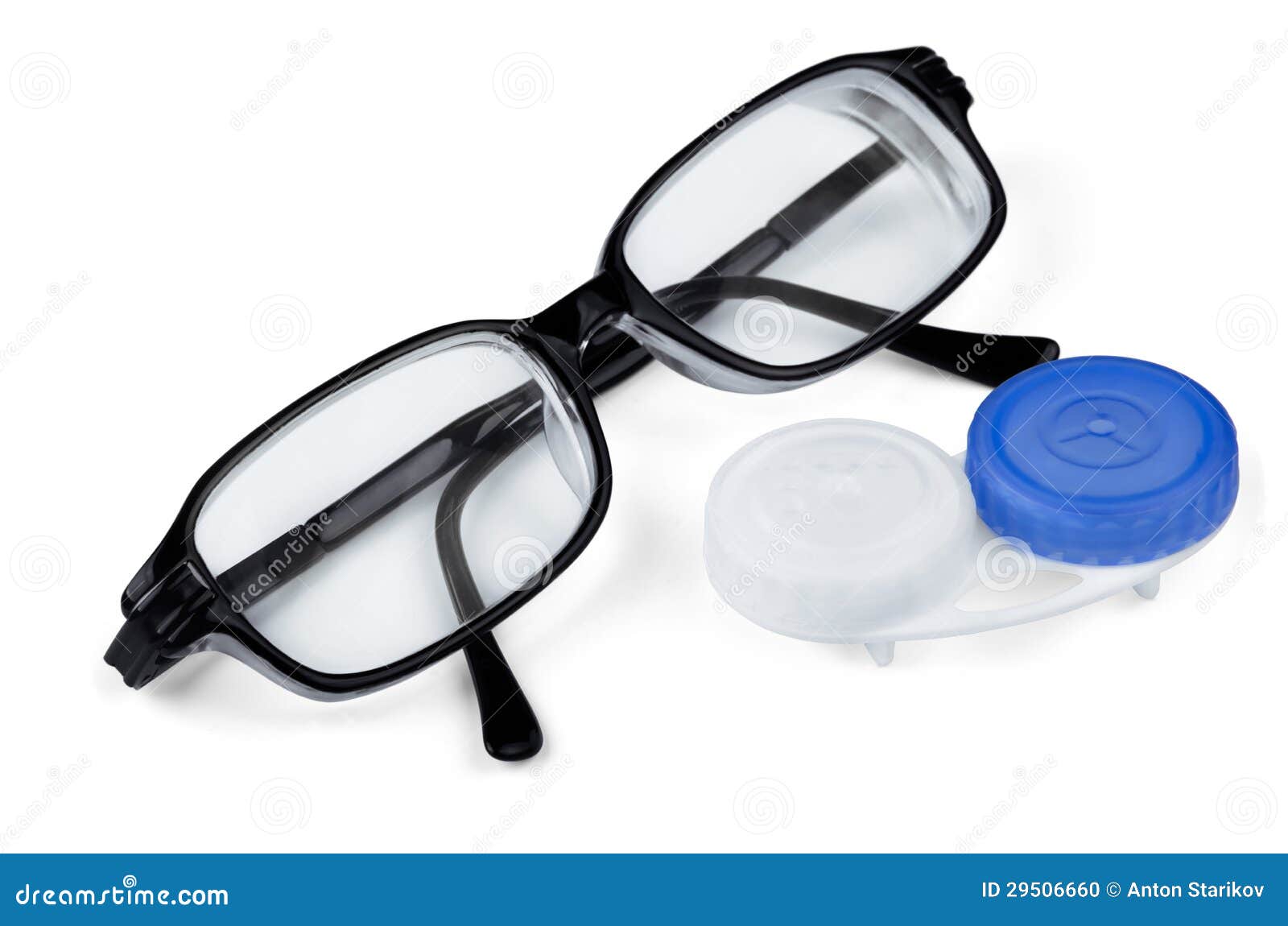 Contact lenses and glasses stock photo. Image of corrective 29506660