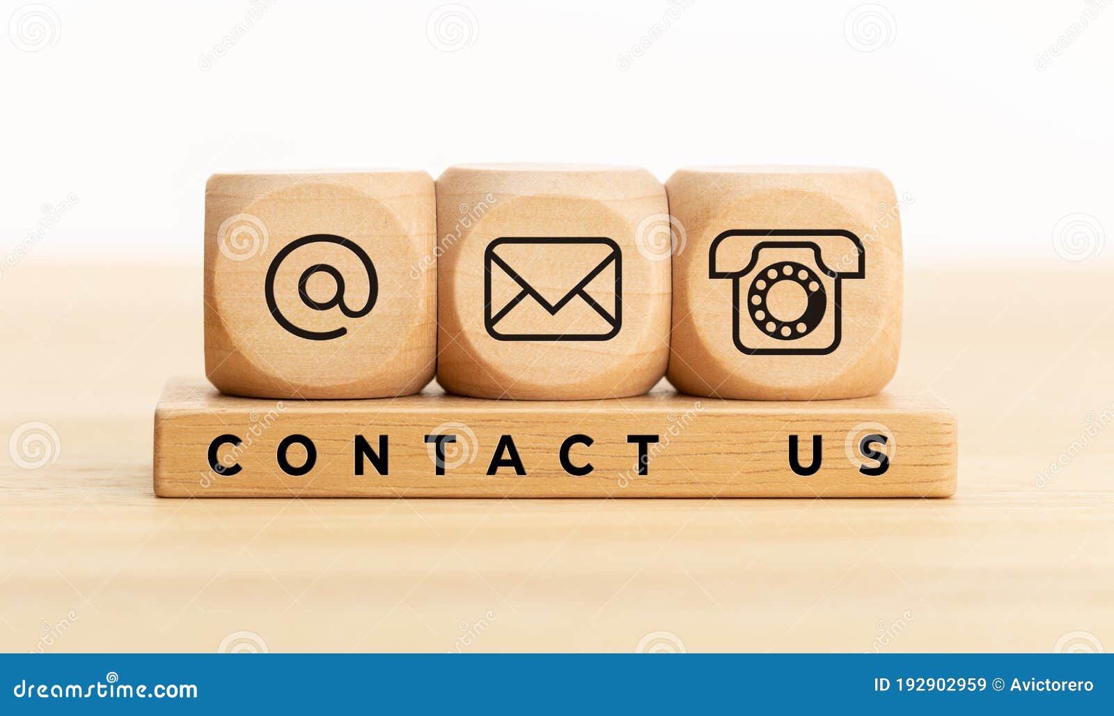 website page contact us or e-mail marketing