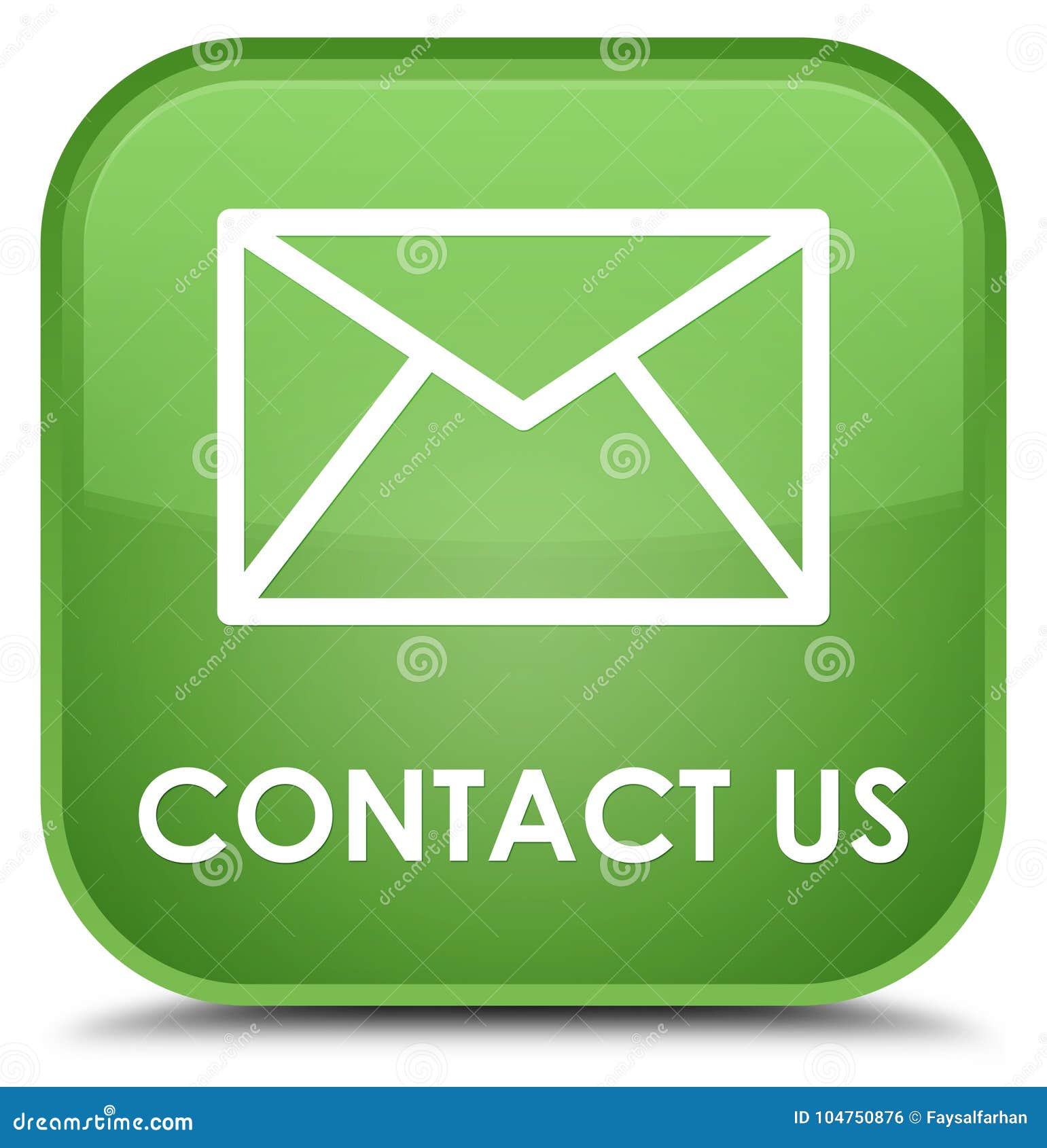 Contact Us (email Address Icon) Special Blue Banner Background Stock Illustration