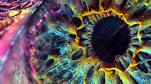 Photoreceptor Cells In Retina Vector Illustration CartoonDealer 