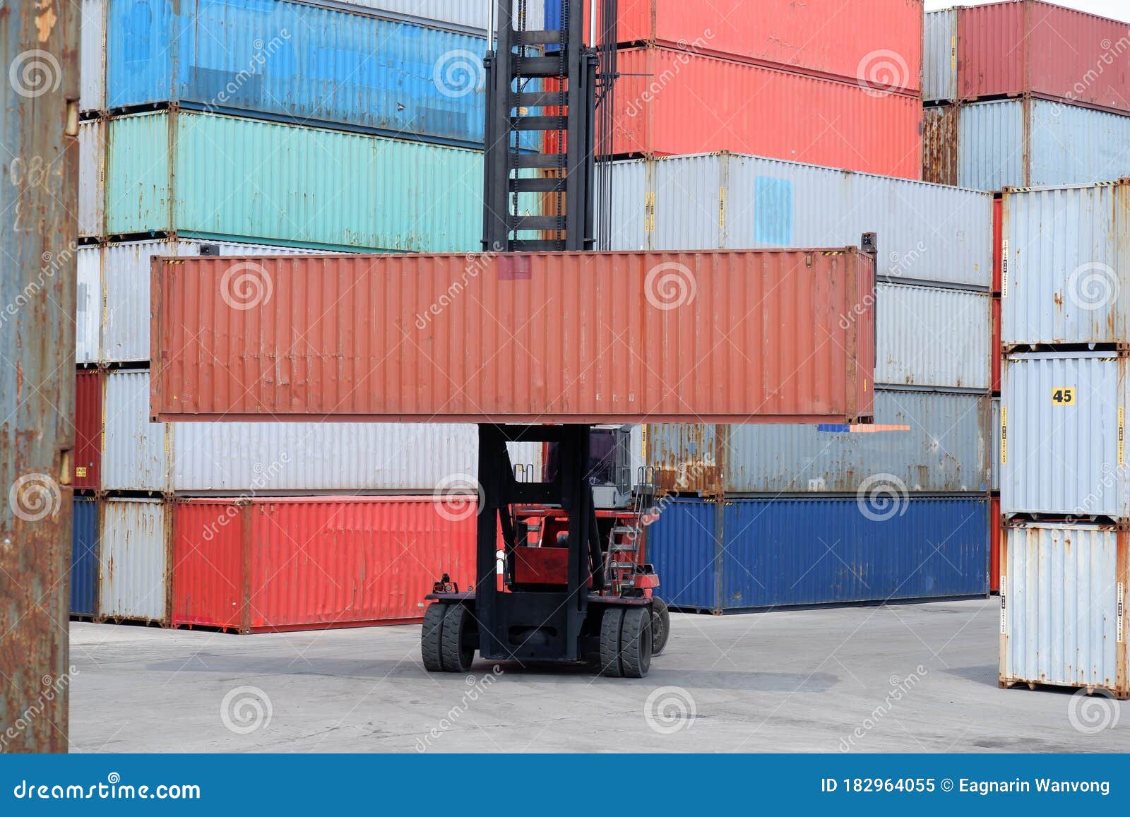 container handlers in exports and imports