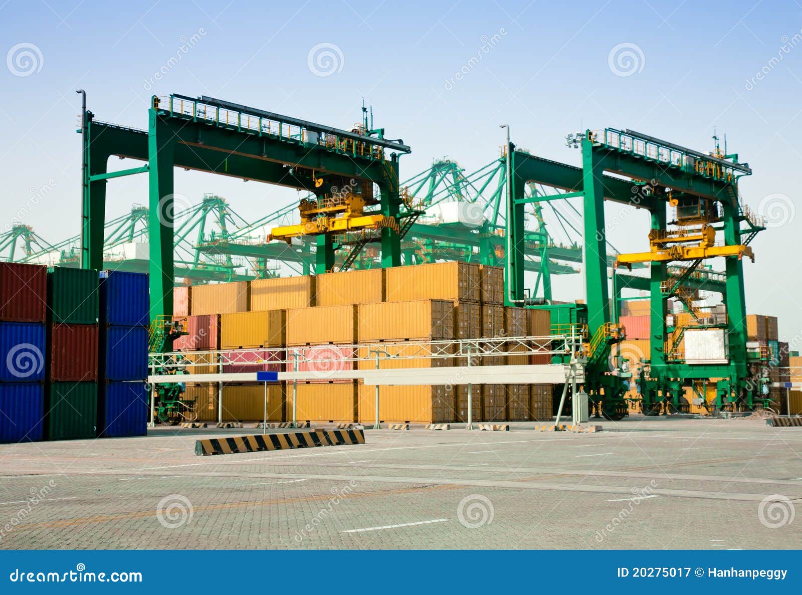 Container harbor stock image. Image of harbor, loading 20275017