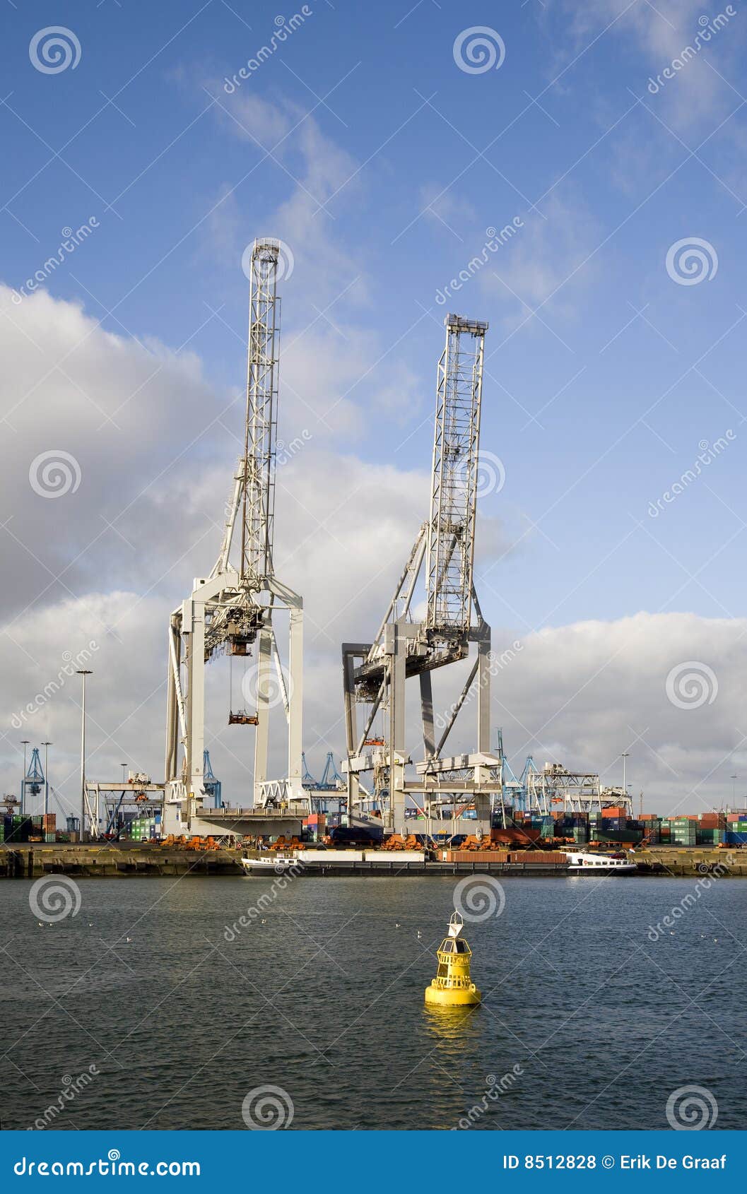 Container harbor stock photo. Image of container, ocean 8512828