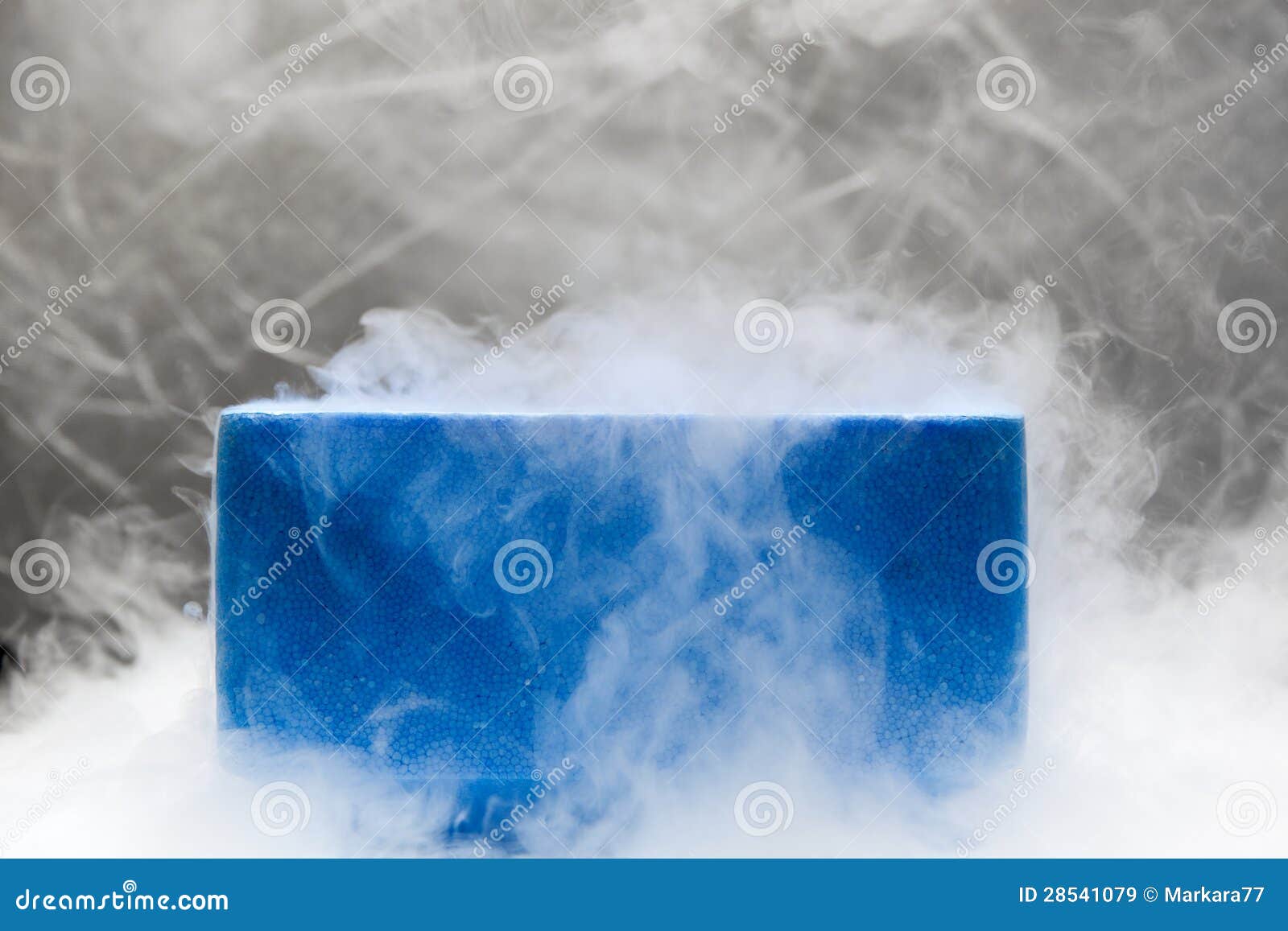 Liquid Nitrogen In A Vessel With Vacuum Walls. Valve And Cryogenic