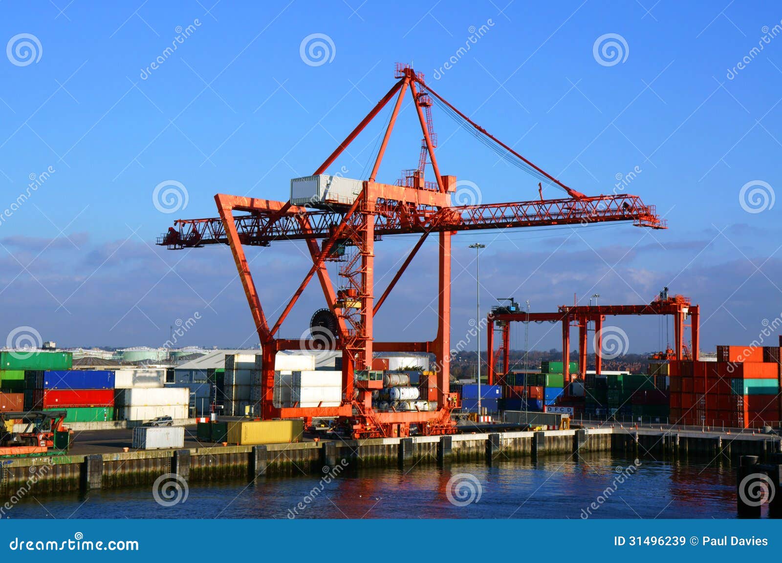 container loading crane, dublin port