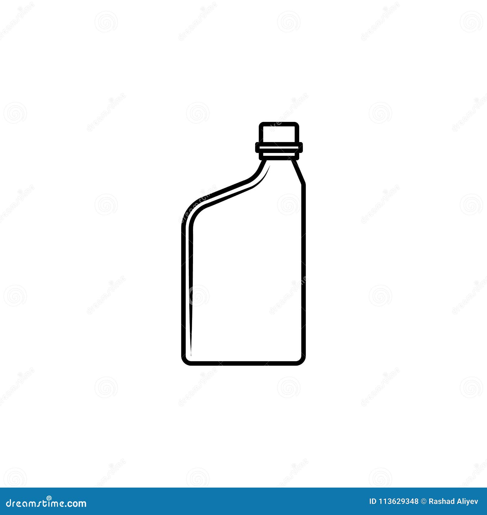 Container for Motor Oil Icon. Element of Bottle for Mobile Concept and
