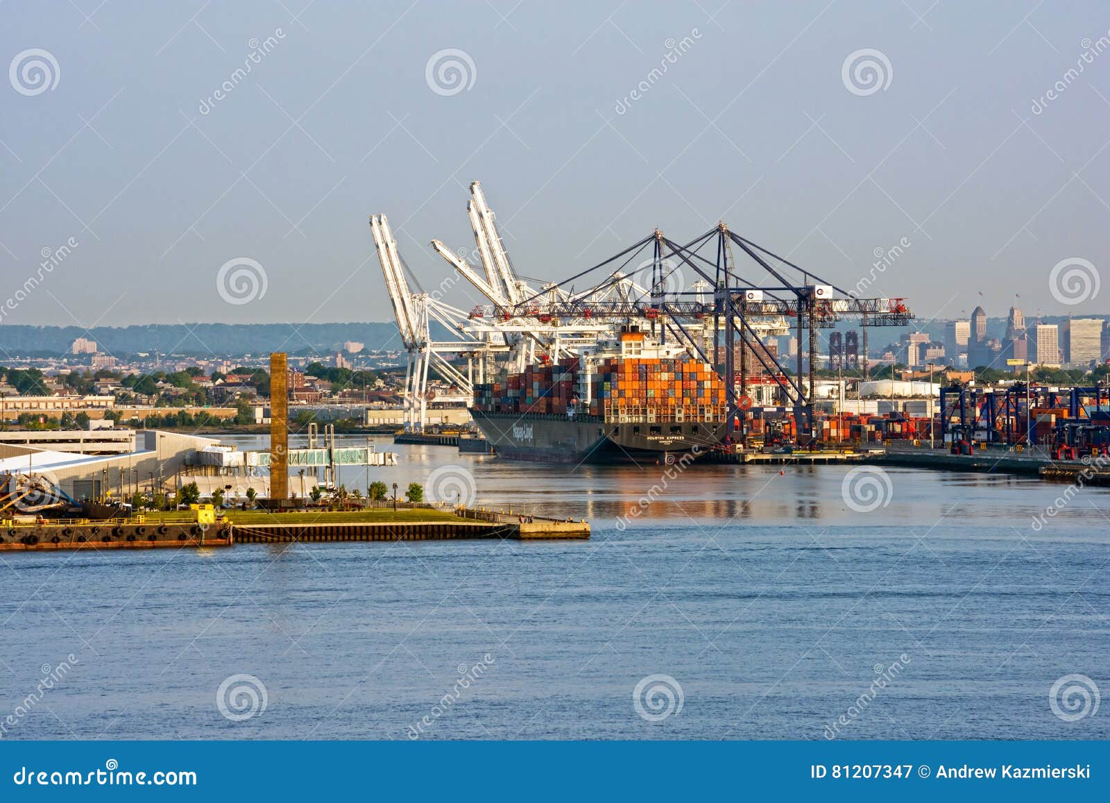 Container Ship Port Liberty Editorial Photography Image of bayonne