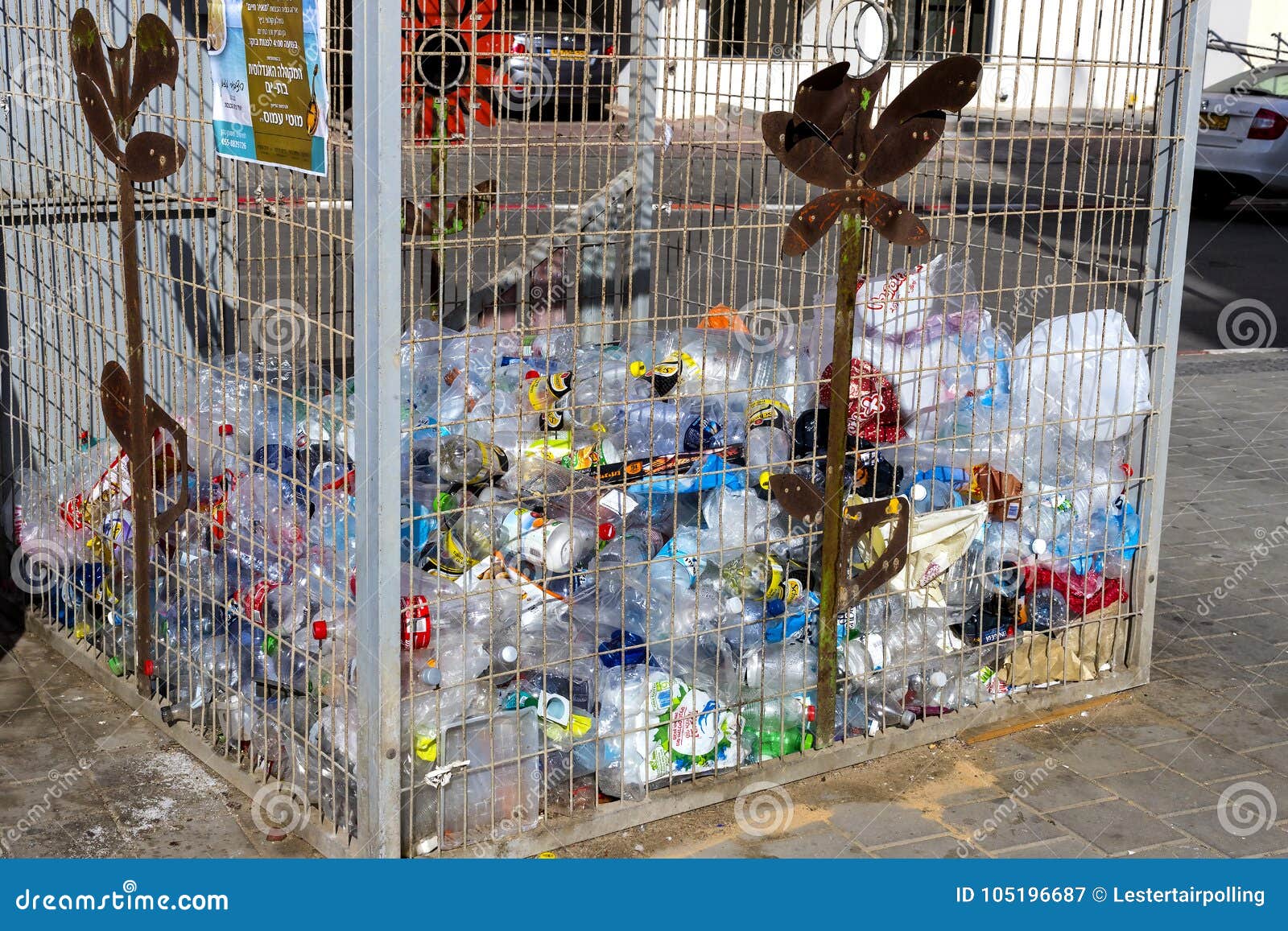 Containers for the Collection of Plastic Containers for Processing on