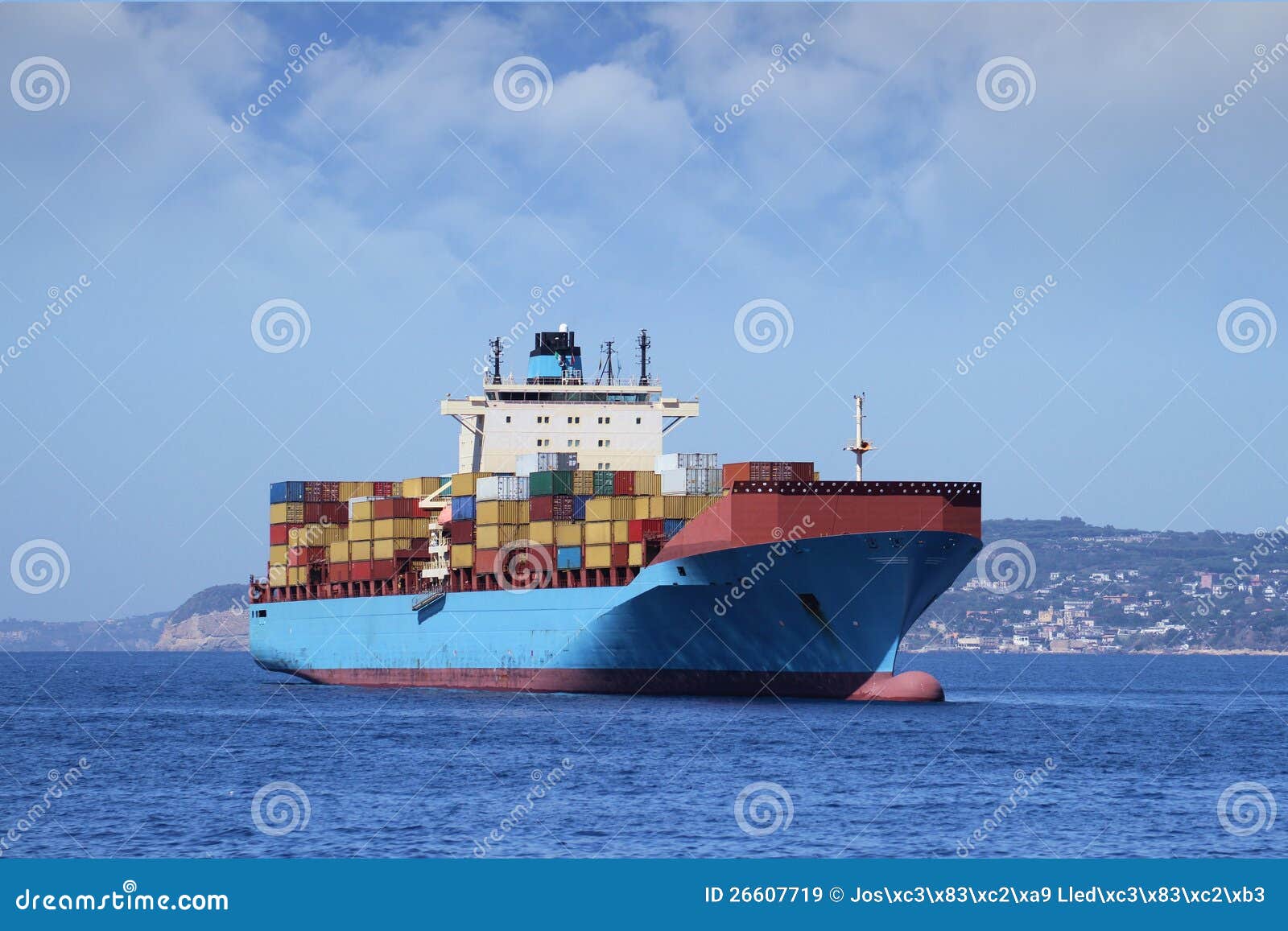 containers transport, starboard side