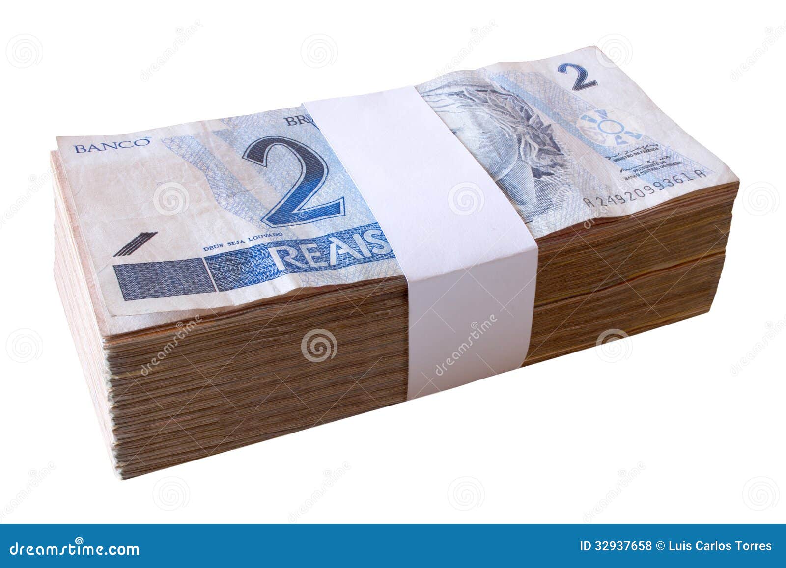 Notas, 2 Reais - Dinheiro Brasileiro Foto de Stock - Imagem de isolado,  brasil: 32937658