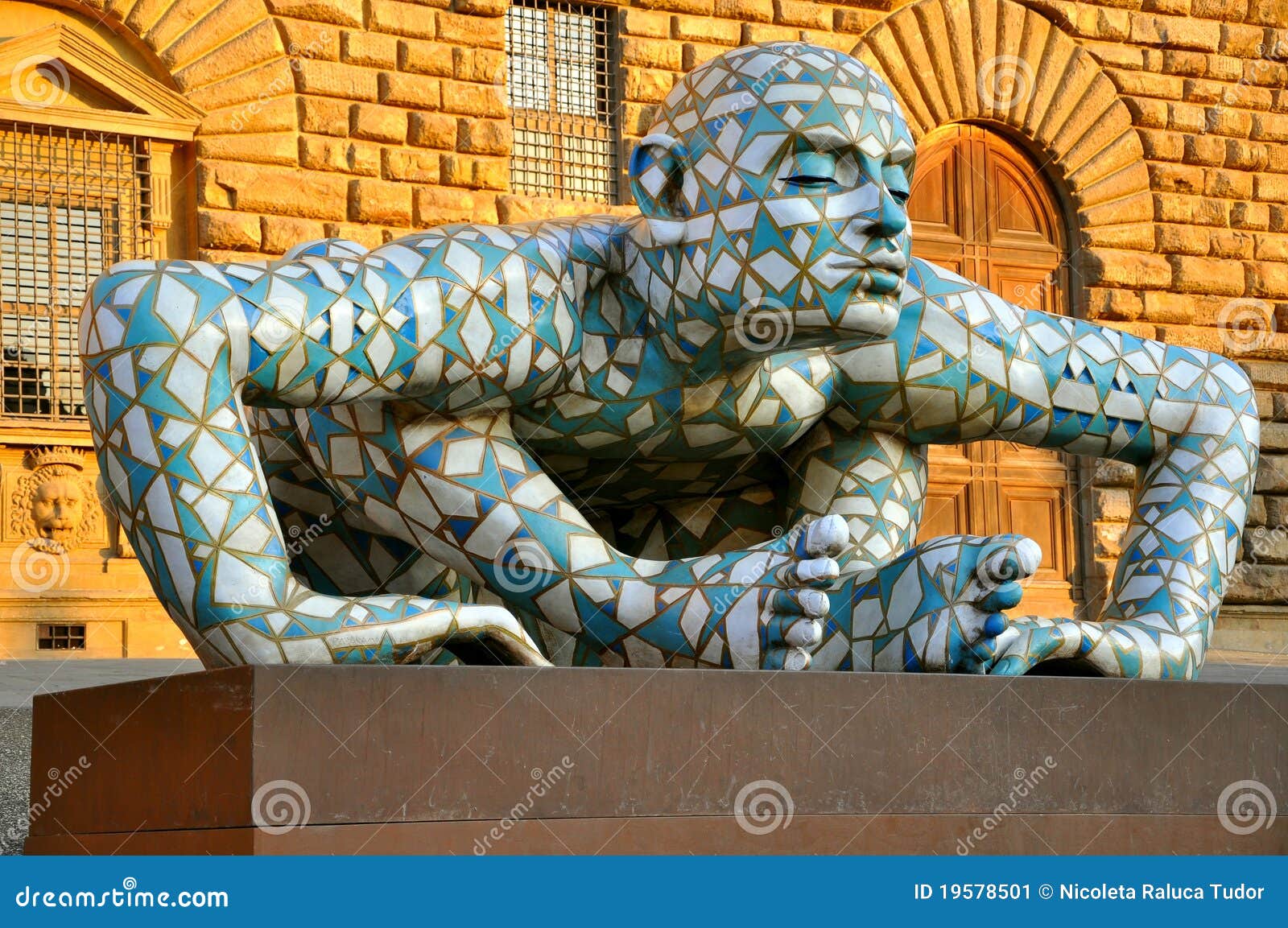 Contemporary Art in Florence, Italy Editorial Photo Image of cracked