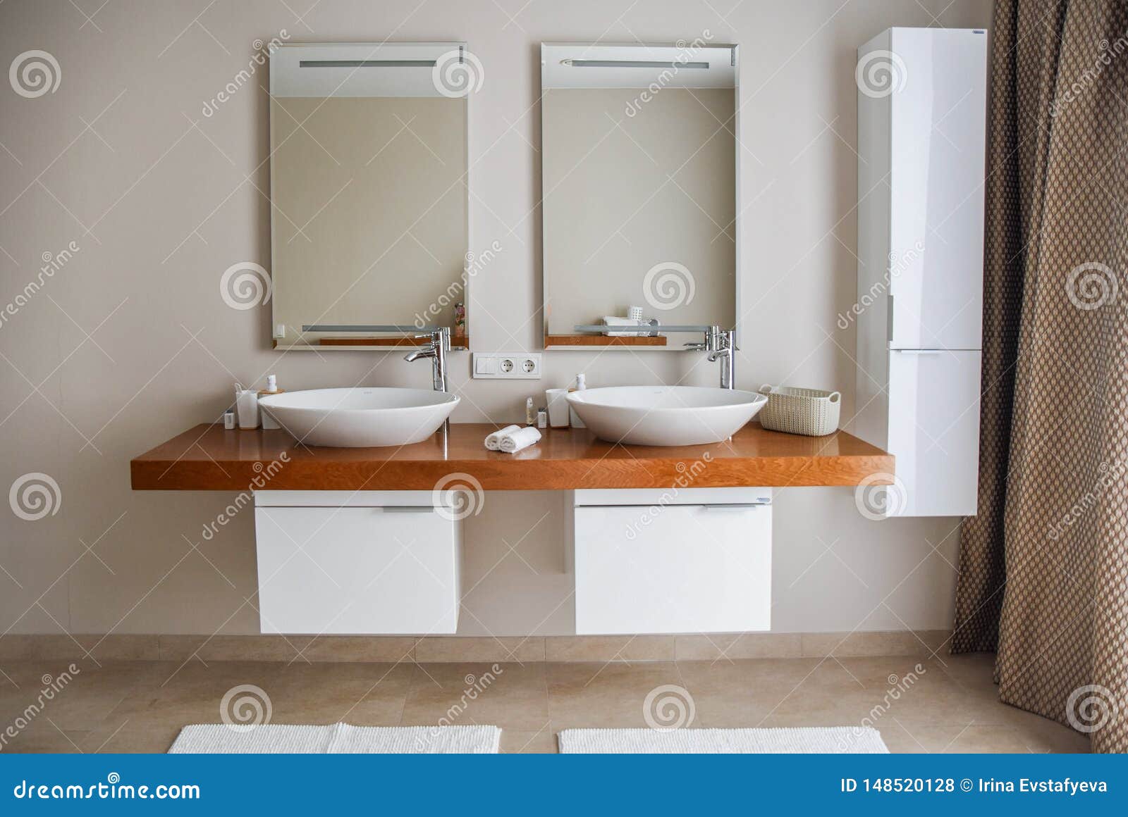 Contemporary Bathroom Interior Great Design Modern Bathroom Interior Nobody Inside Wood Texture Stock Photo Image Of Modern Bath 148520128
