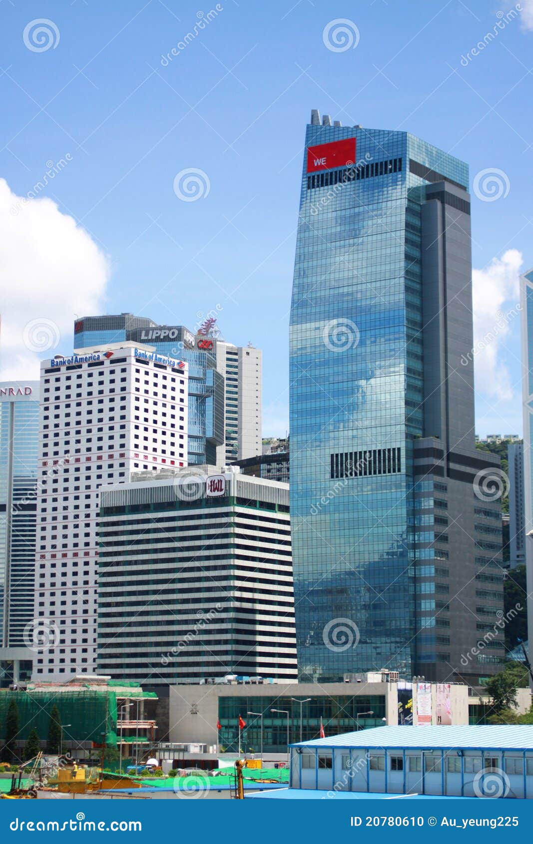 Contemporary Commercial Buildings in Hong Kong Editorial Image - Image