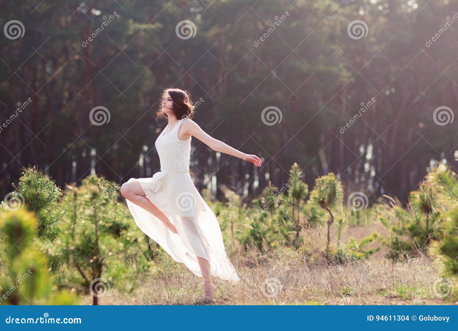 Contemporary Dances in Nature Stock Photo - Image of hair, dancer: