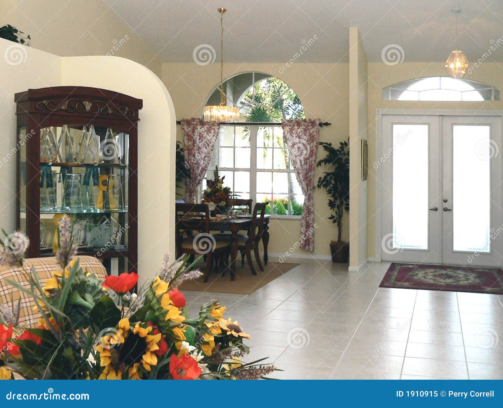 Contemporary home interior stock image. Image of living - 1910915