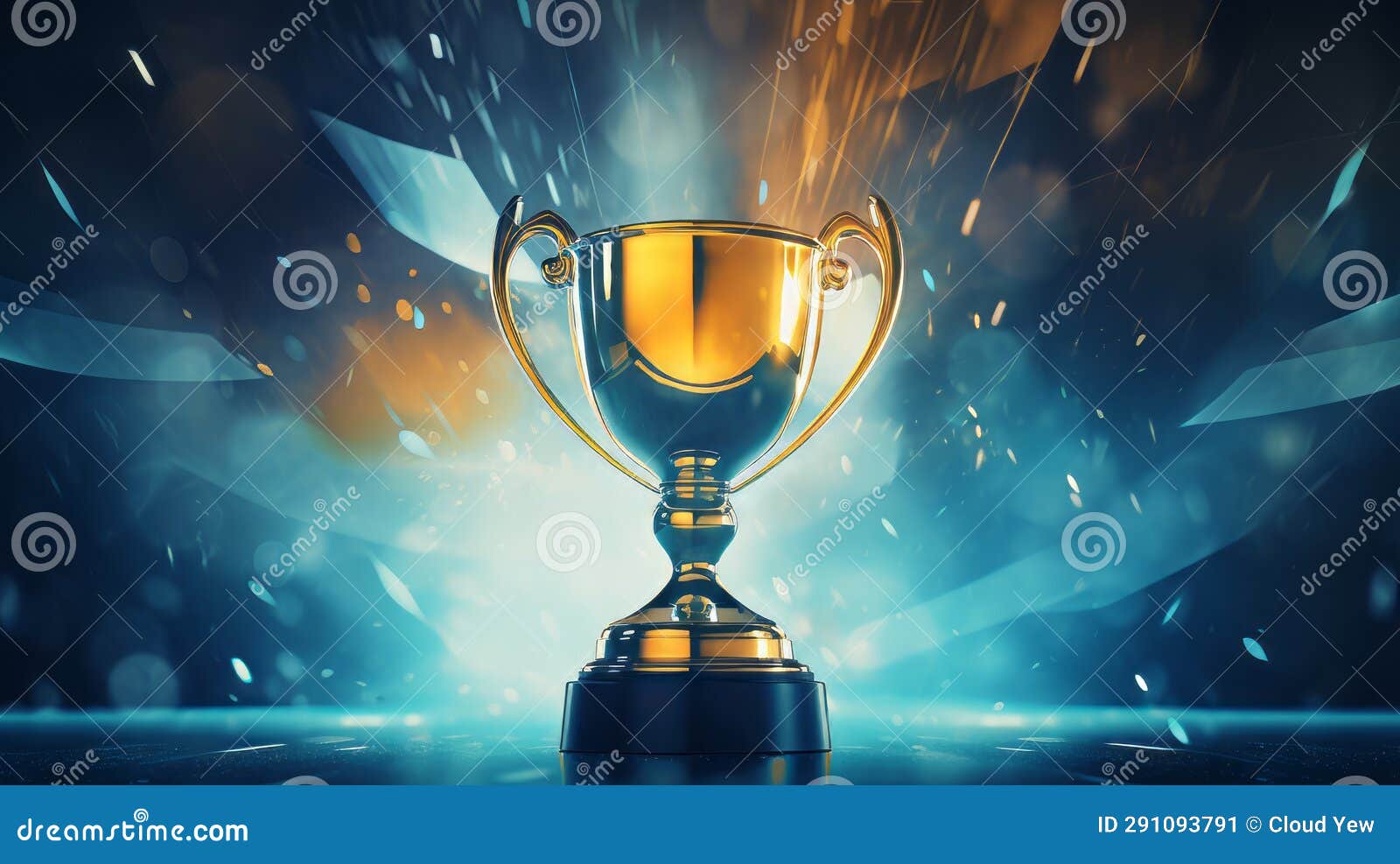 Contest Themed Image for Dynamic Pursuit Stock Illustration