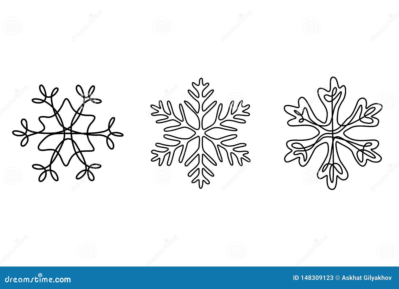 Continu Ensemble De Dessin Au Trait Des Flocons De Neige Theme D Hiver Illustration De Vecteur Illustration Du Ramassage Cristal Continu Ensemble De Dessin Au Trait Des Flocons De Neige Theme D Hiver Illustration De Vecteur Illustration Du Ramassage Cristal
