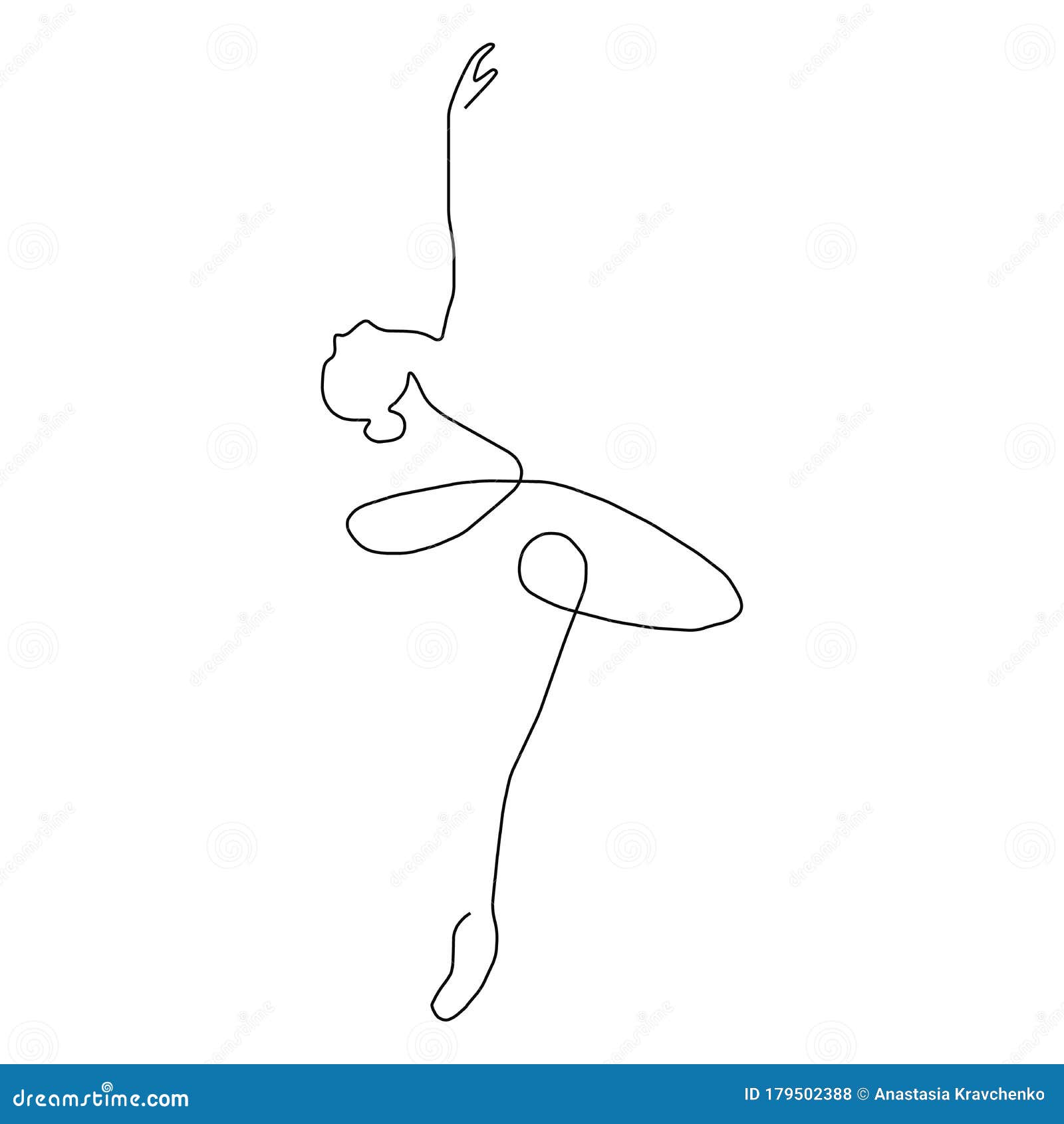 Hindre leje linse Ballet Line Drawing Stock Illustrations – 1,711 Ballet Line Drawing Stock  Illustrations, Vectors & Clipart - Dreamstime