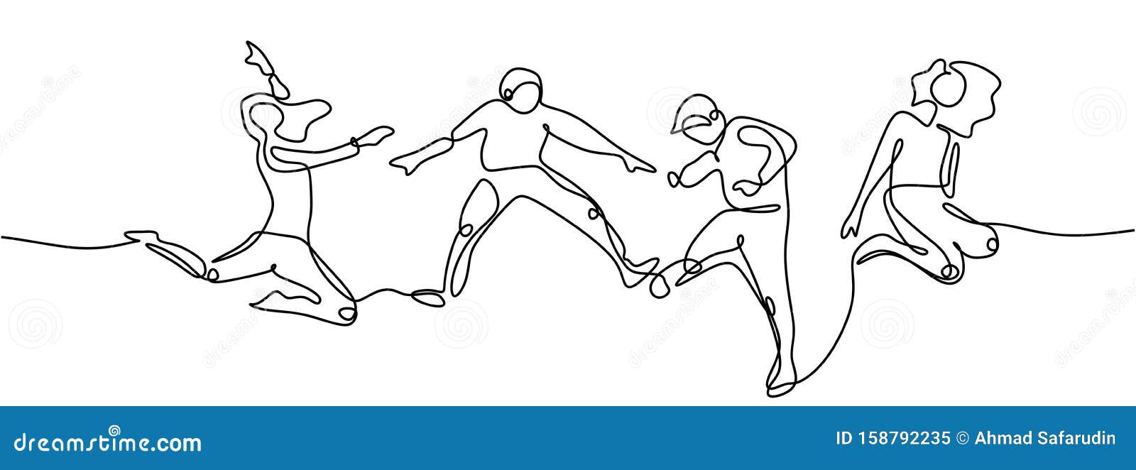 person jumping line drawing person jumping line drawing