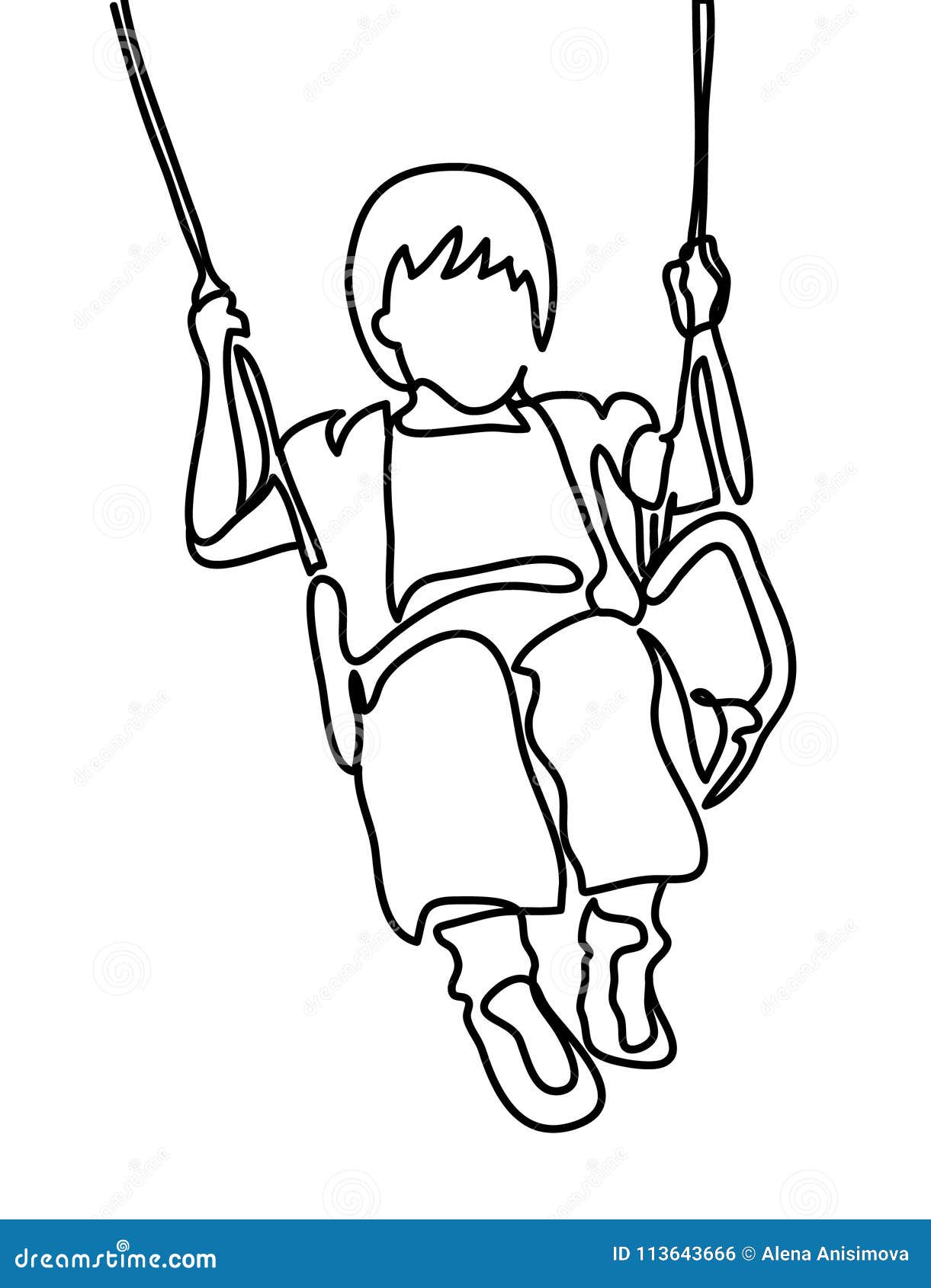 Swing  Ink Hand Drawing Line Art Drawing by Patricia Awapara  Pixels