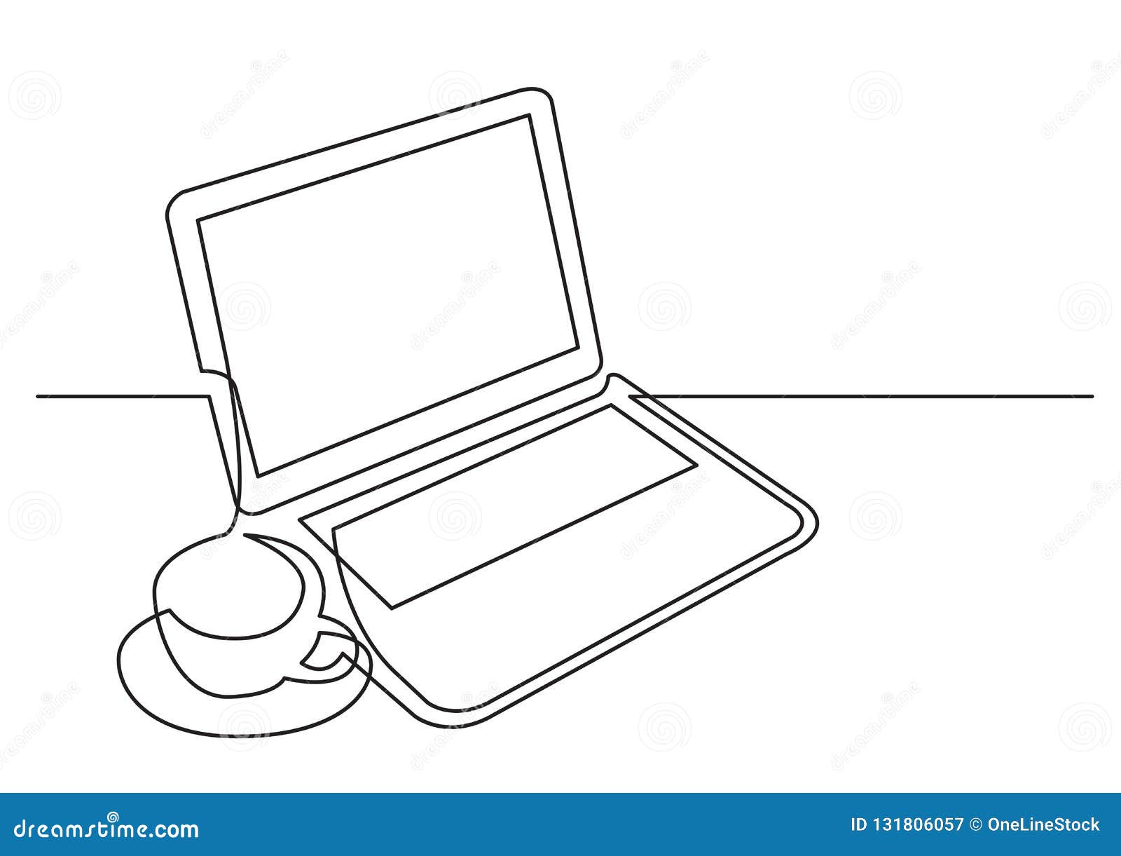 Laptop Computer Drawing Stock Illustration - Download Image Now - Laptop,  2015, Black And White - iStock