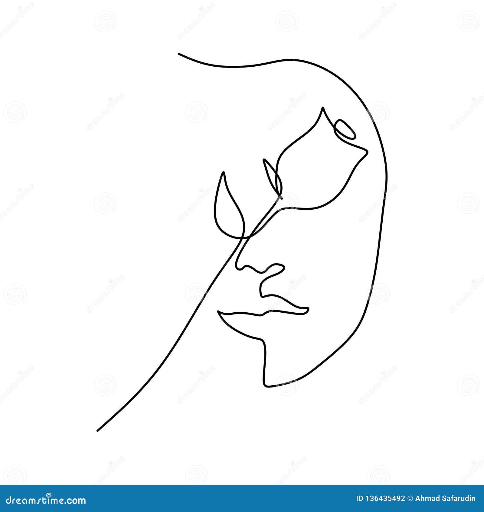 Continuous Line Drawing Of Rose Flower And Girl Face Minimalism Style Single One Lineart Vector Stock Vector Illustration Of Drawing Female Continuous Line Drawing Of Rose Flower And Girl Face Minimalism Style Single One Lineart Vector Stock Vector Illustration Of Drawing Female