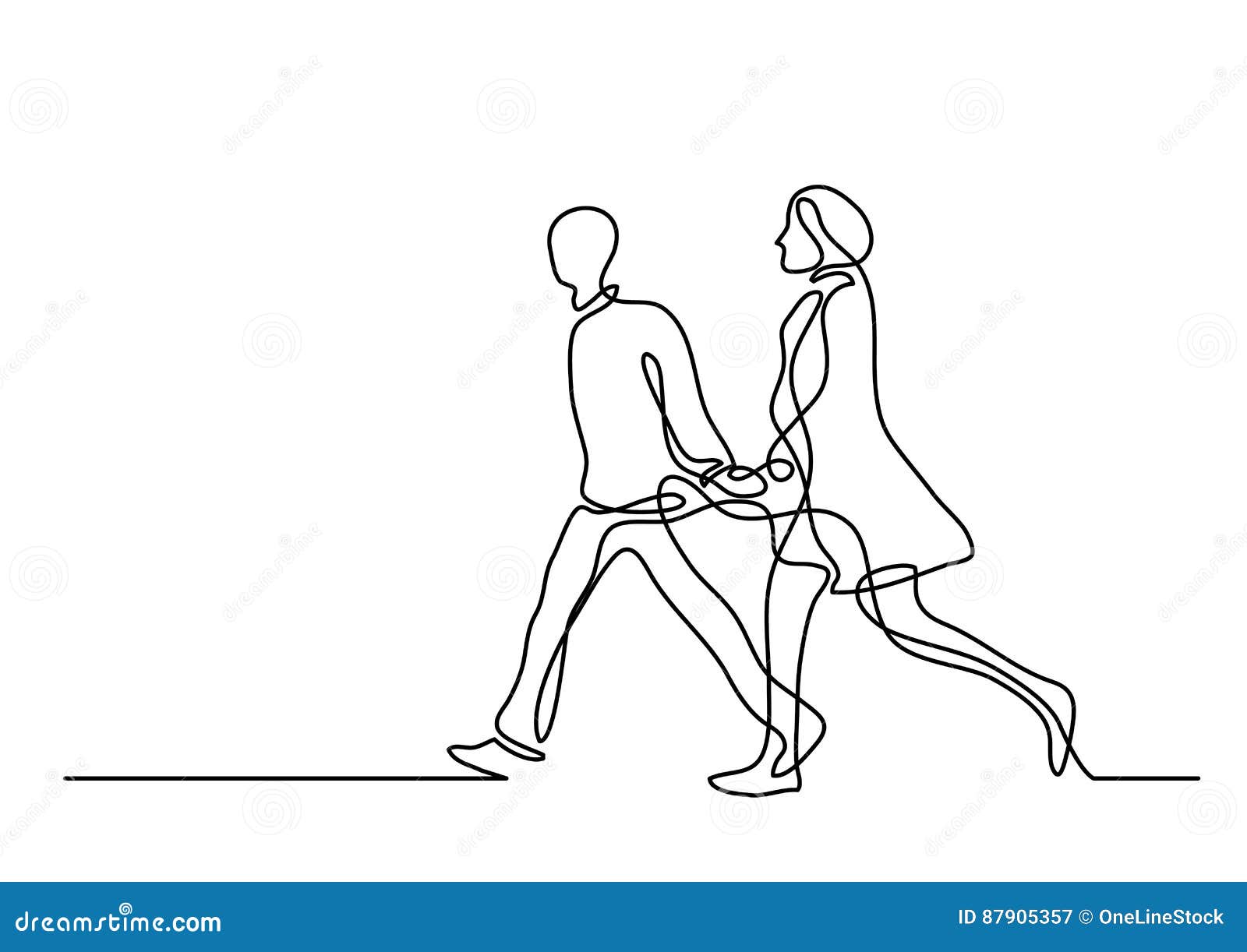 5+ Thousand Couple Walking Sketch Royalty-Free Images, Stock Photos &  Pictures