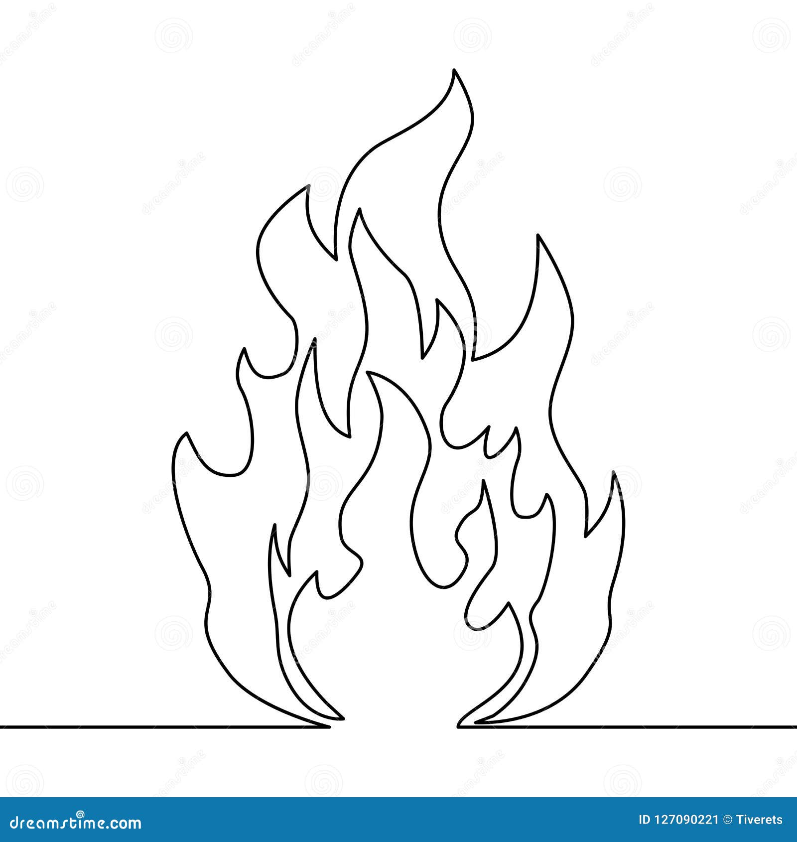 Fire Safety Continuous Line Drawing Stock Illustrations – 187 Fire
