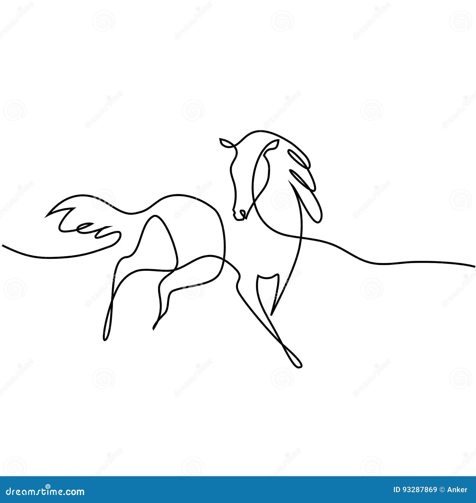 con ele в Instagram  Adopted Single line horse for adoption If you  love horses your surname is horse  Horse tattoo design Horse tattoo  Line art drawings