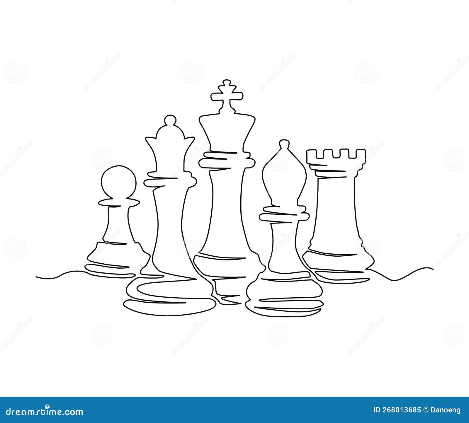 How to draw a Chess Piece Bishop Real Easy 