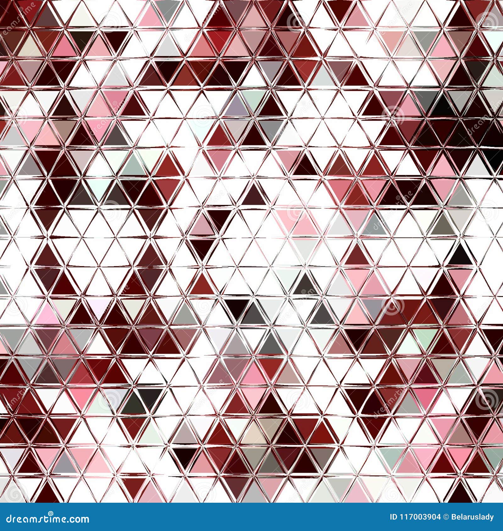 Abstract Continuous Pattern of Triangles, Shades and Gradients of