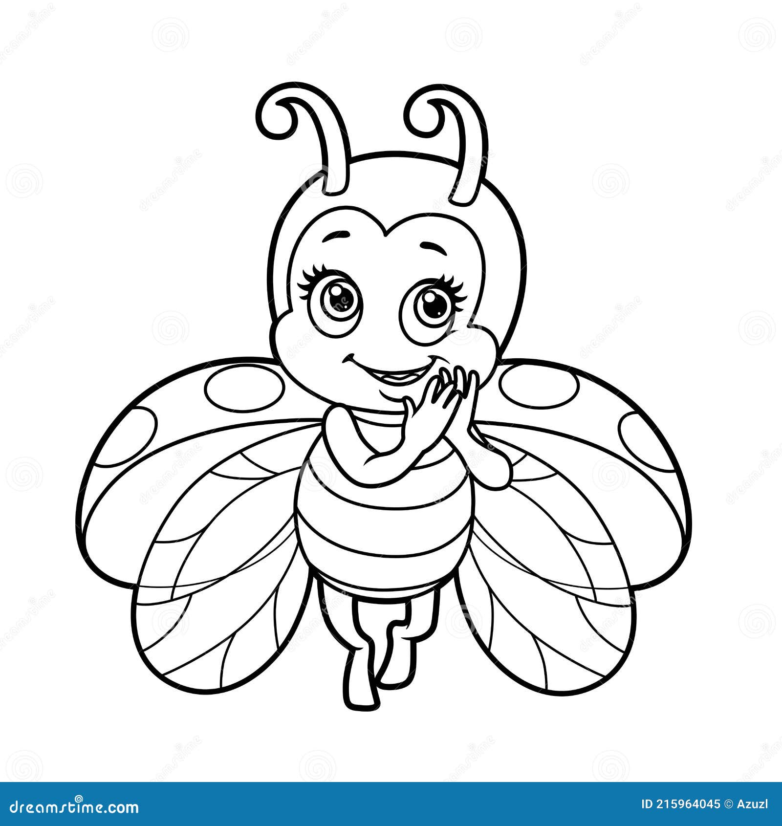 Ladybug para colorir