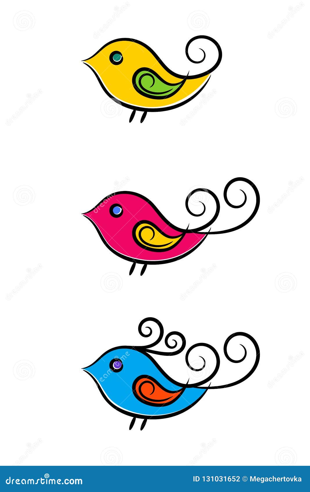 easy contour birds