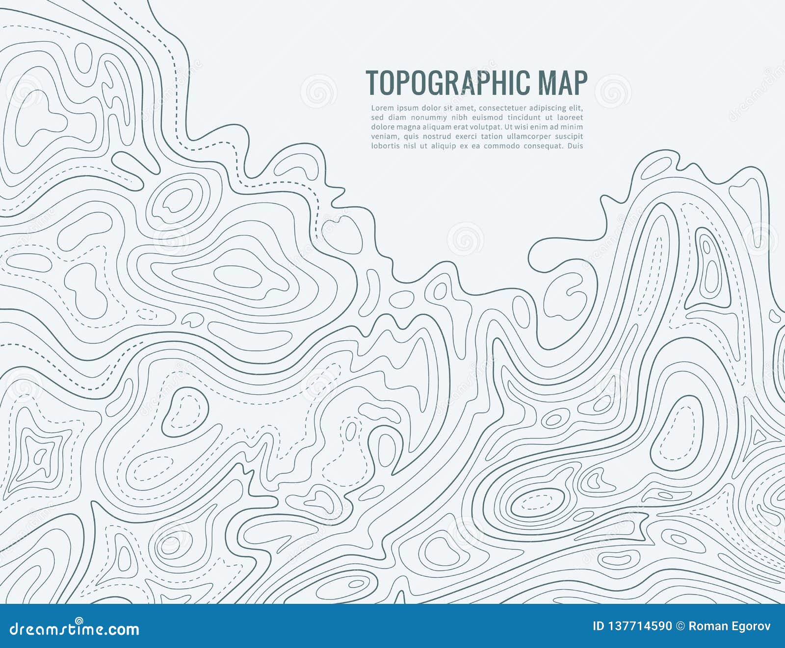 contour line map. elevation contouring outline cartography texture. topographical relief map background
