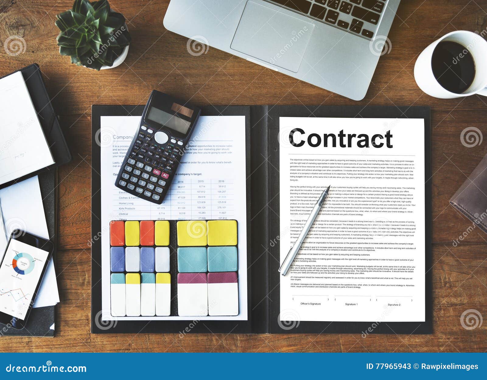 contract agreement commitment obligation negotiation concept