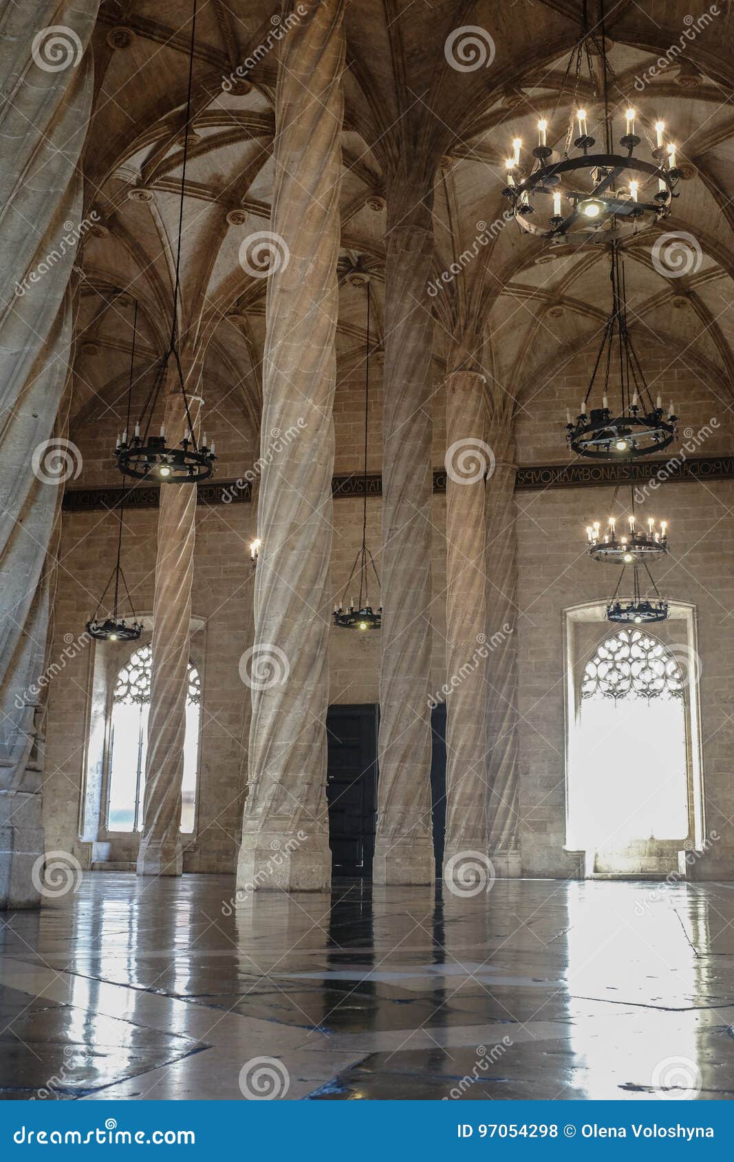 contract hall sala de contratacion in the silk exchange lonja de la seda in valencia