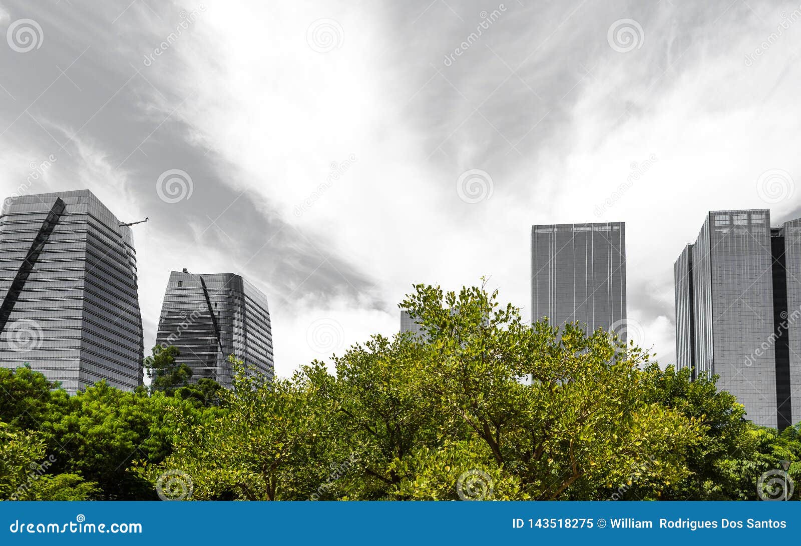 Contrast Nature and Civilization Stock Image - Image of district, park: 143518275