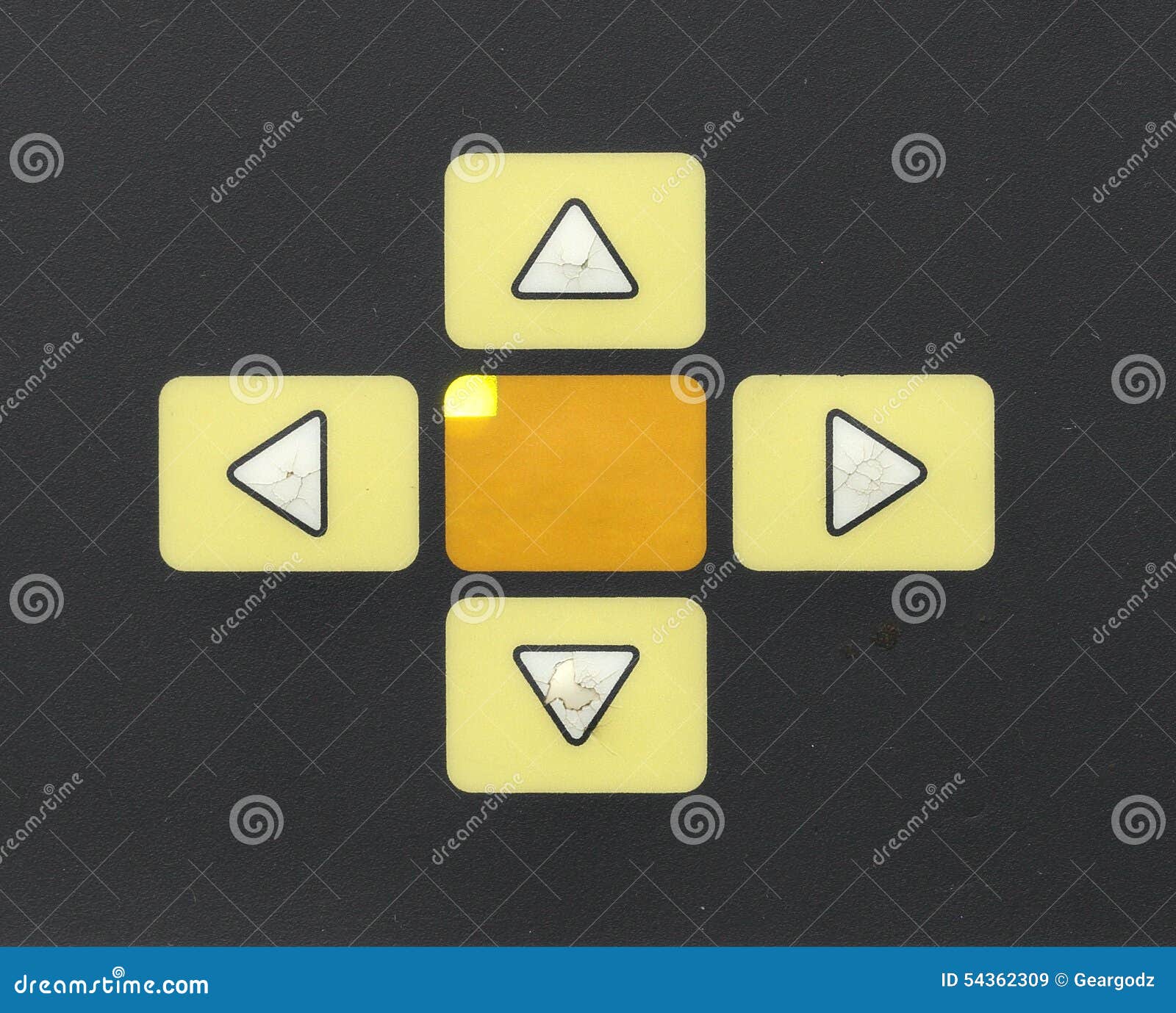Control Buttons Up Down Right Left Stock Image Image Of Arrows