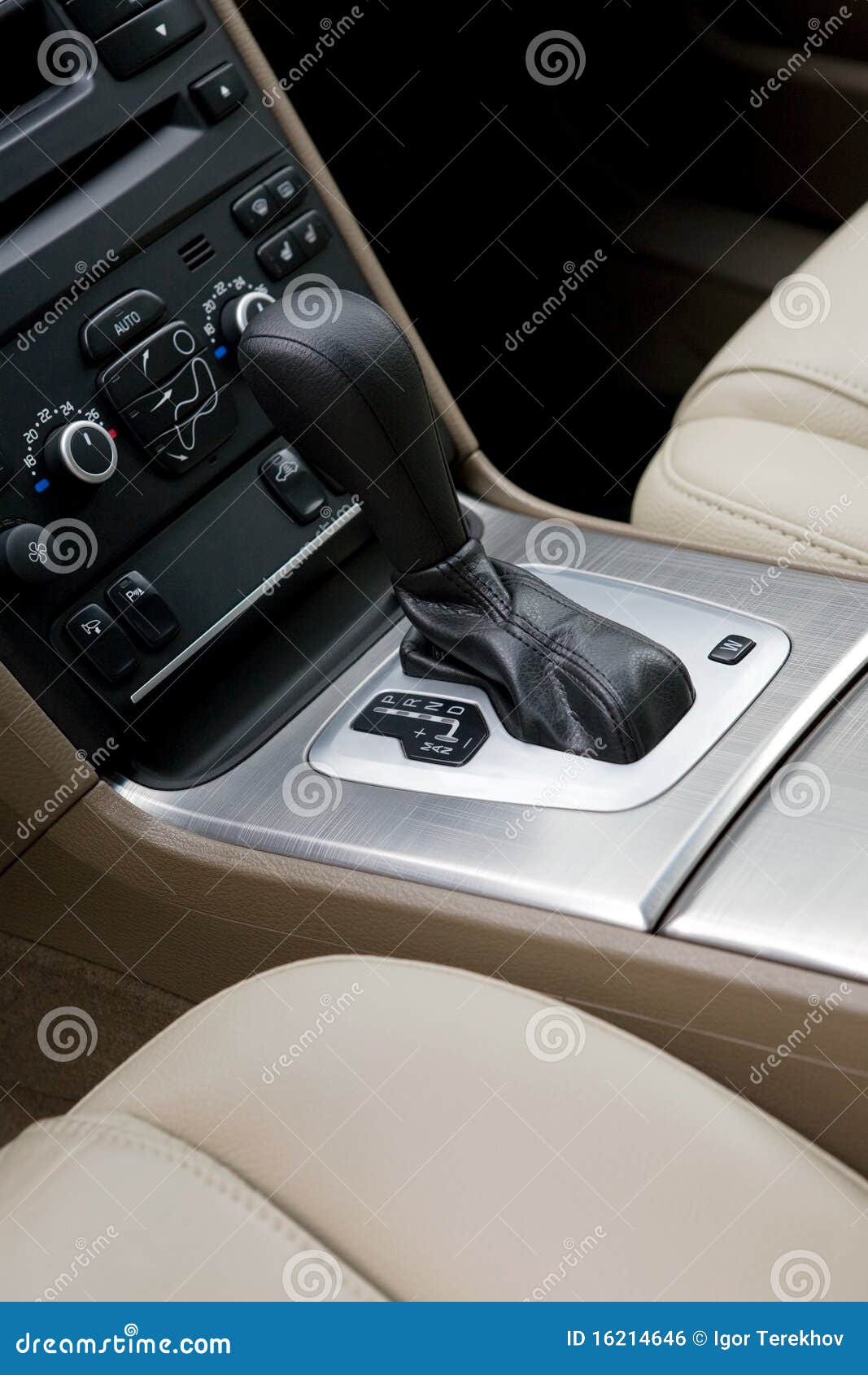 Control panel of the car stock photo. Image of push, meter 16214646
