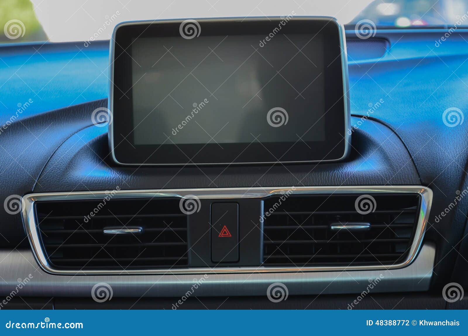 Control panel in a car stock photo. Image of black, order 48388772