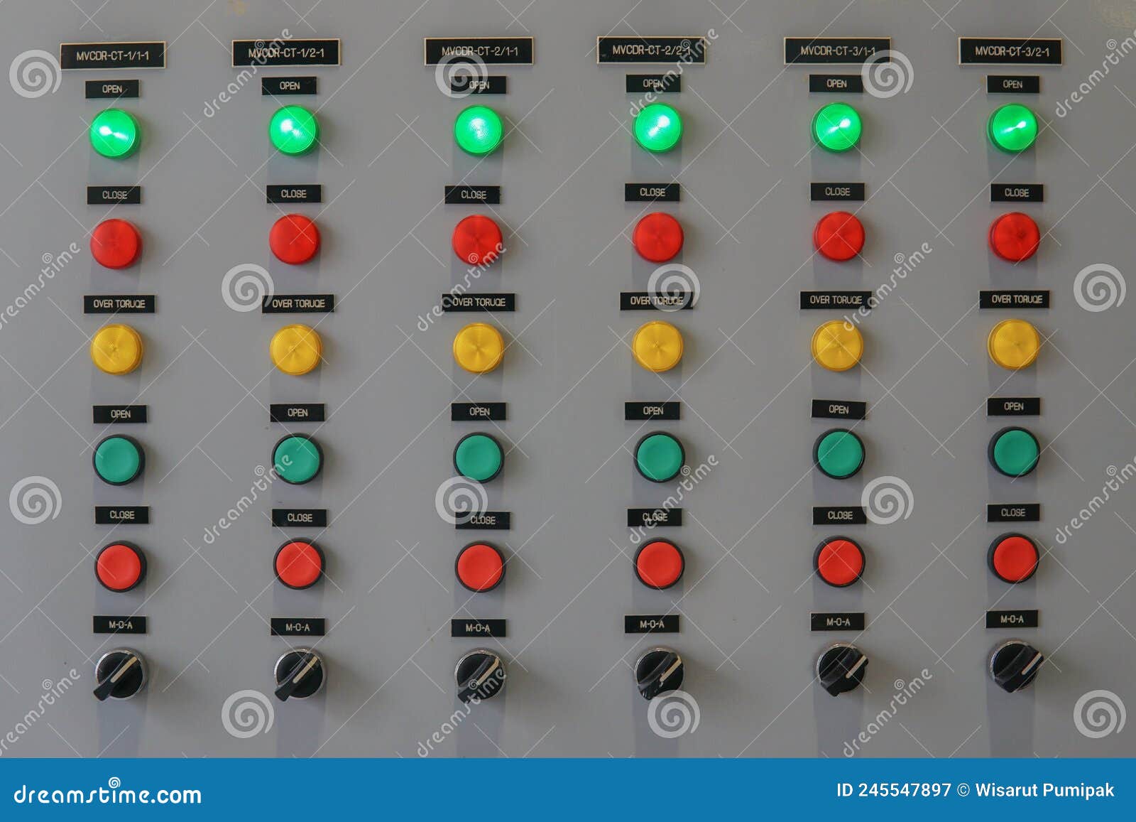 Control Panel with Electric Stock Image Image of gadget, font 245547897