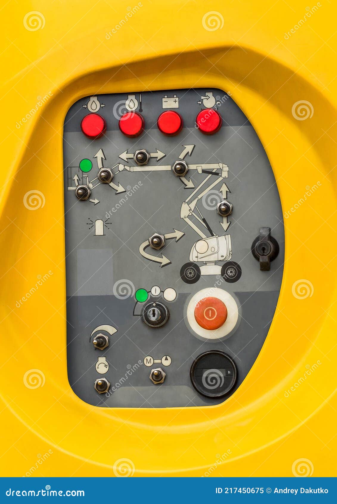 Control Panel Equipment for Hydraulic Crane or Lifting, Telescopic