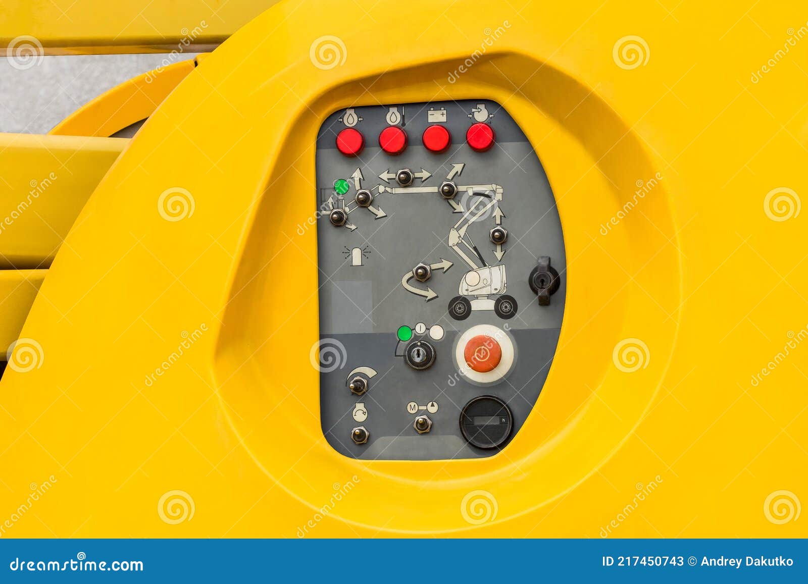 Control Panel Equipment for Hydraulic Crane or Lifting, Telescopic
