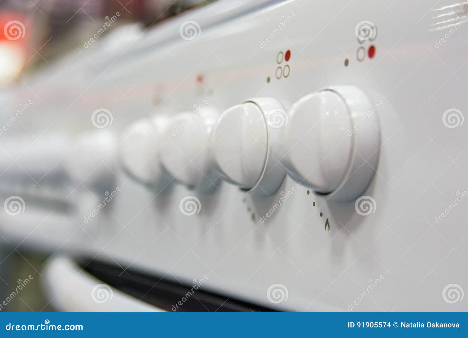 Control panel of gas stove stock photo. Image of detail 91905574