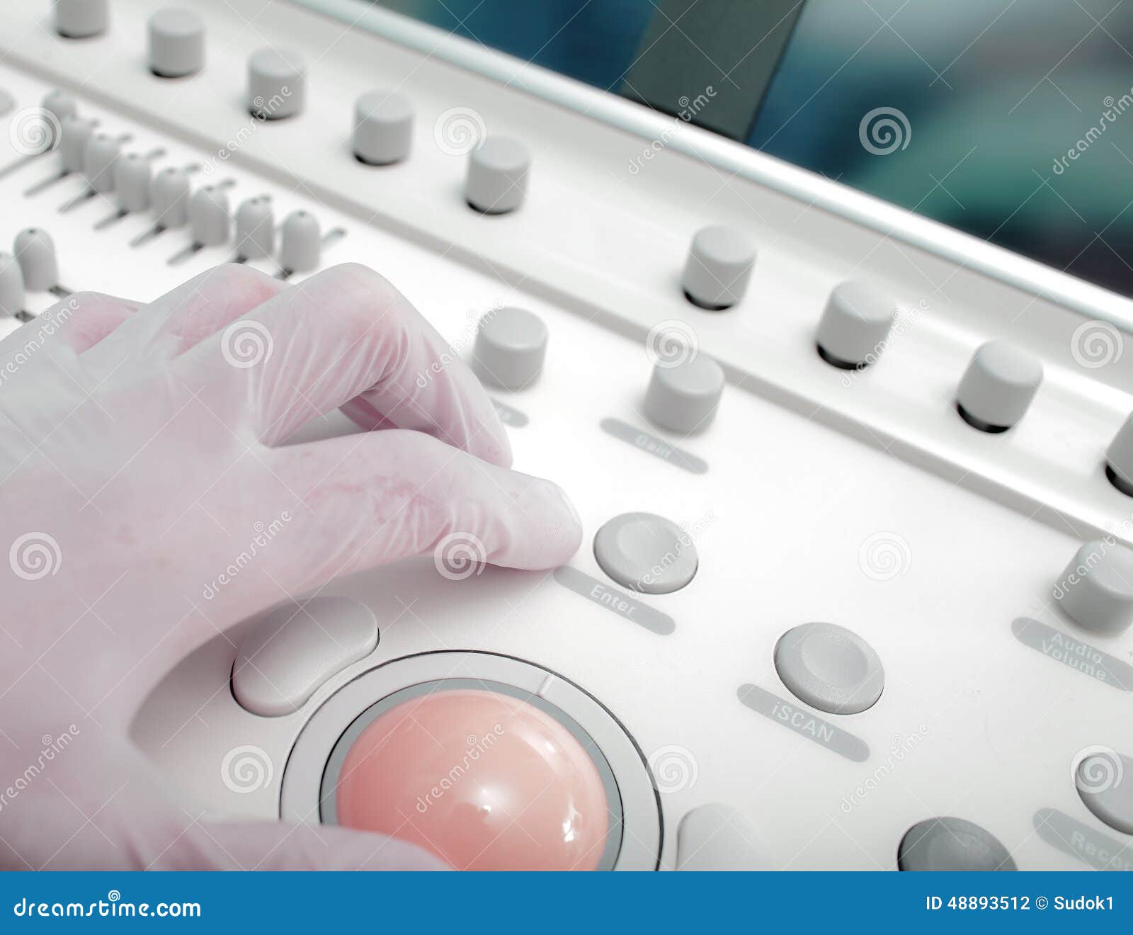Control Panel of Medical Device Stock Photo Image of business
