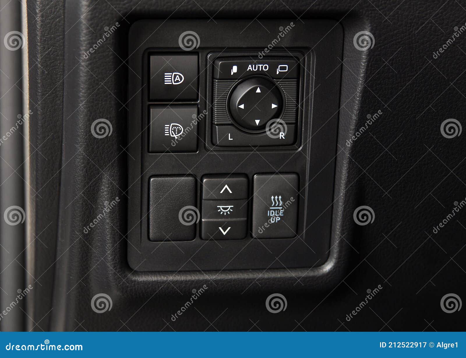 Control Panel in a Modern Passenger Car Stock Image Image of keypad