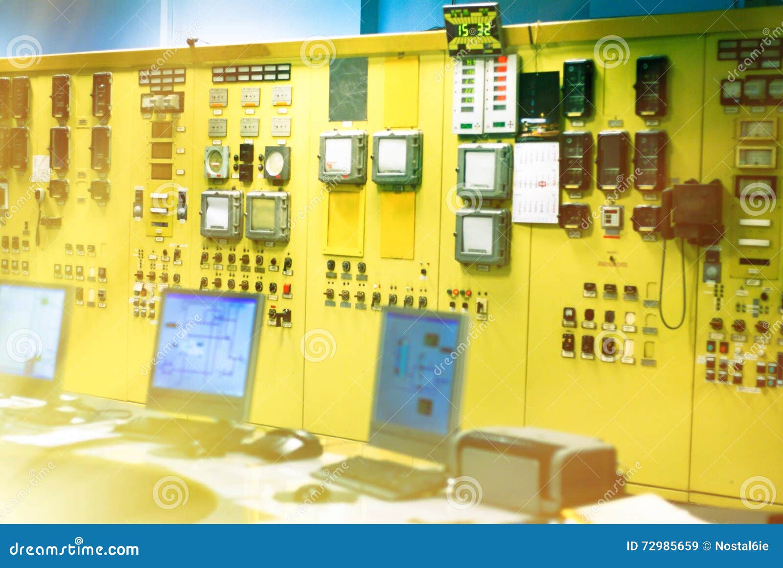 Control room stock image. Image of power, lights 72985659